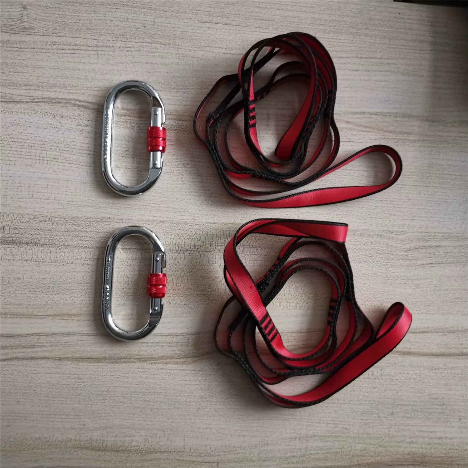 Full Set of Accessories Yoga Belt Yoga Extender Strap Rope Daisy Chain Carbine Safety Buckle for Aerial Flying Swing Yoga